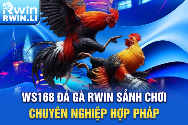 WS168 Đá Gà RWIN - Sảnh chơi chuyên nghiệp, hợp pháp
