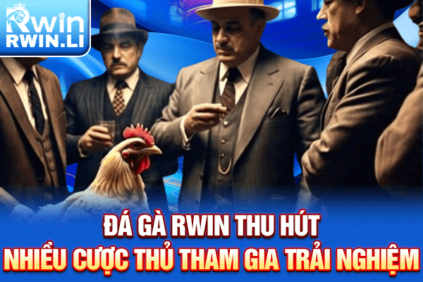 Đá Gà RWIN thu hút nhiều cược thủ tham gia trải nghiệm